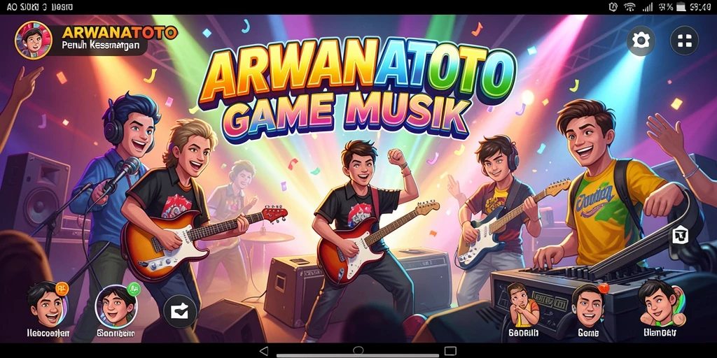 Tampilan gameplay ARWANATOTO yang menarik dan interaktif.