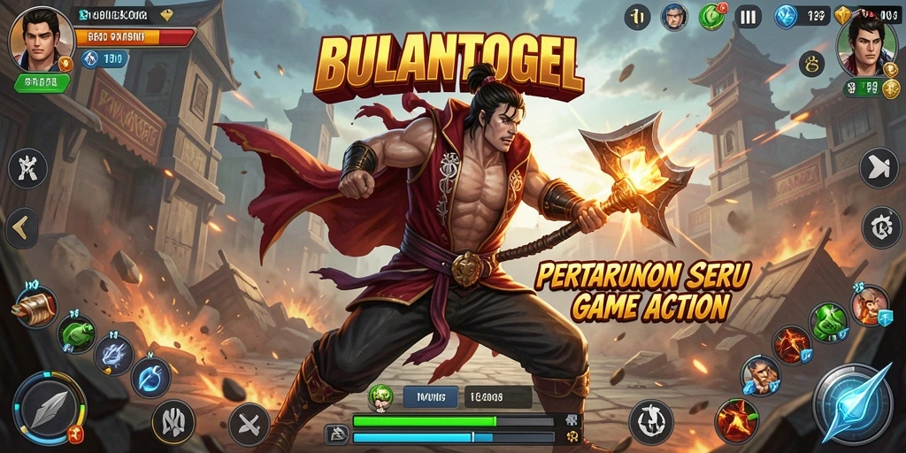 Tampilan layar utama gameplay BULANTOGEL yang mendebarkan.