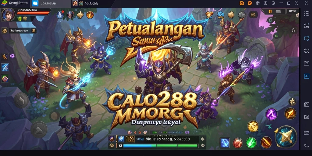 Screenshot gameplay menampilkan aksi seru dalam petualangan MMORPG.