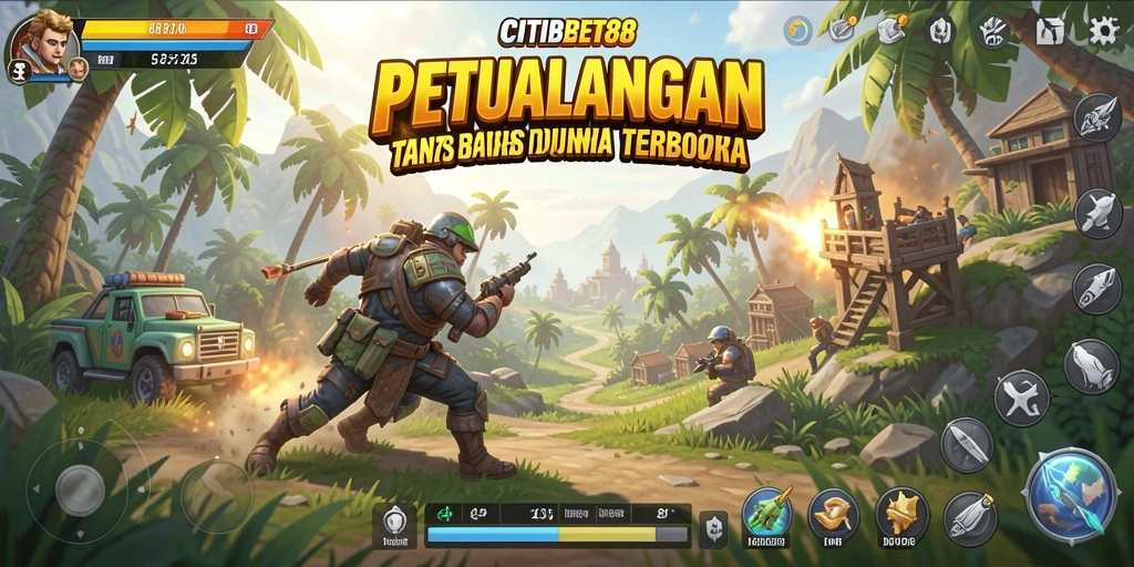 Screenshot CITIBET88 menampilkan aksi seru dalam dunia terbuka.