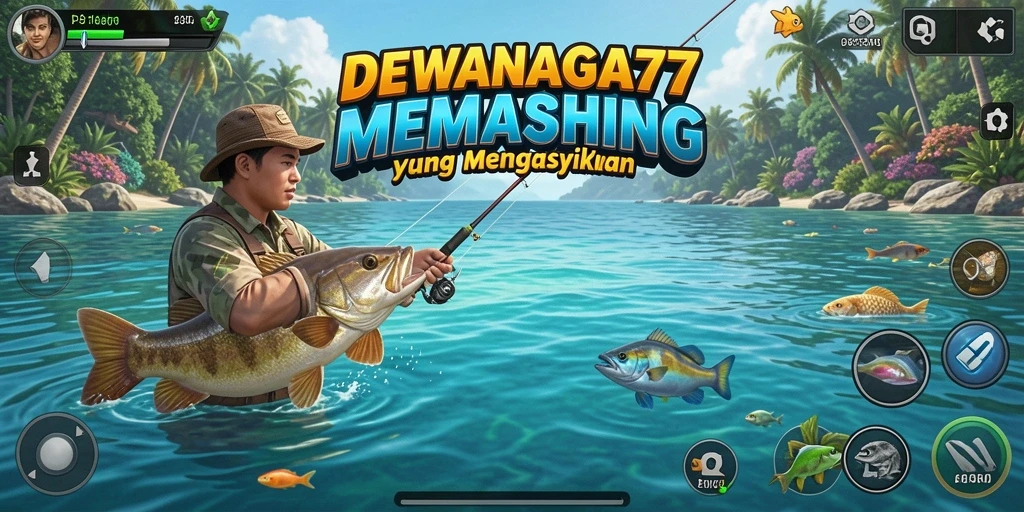 Gameplay DEWANAGA77 dengan pengalaman memancing yang mendebarkan.