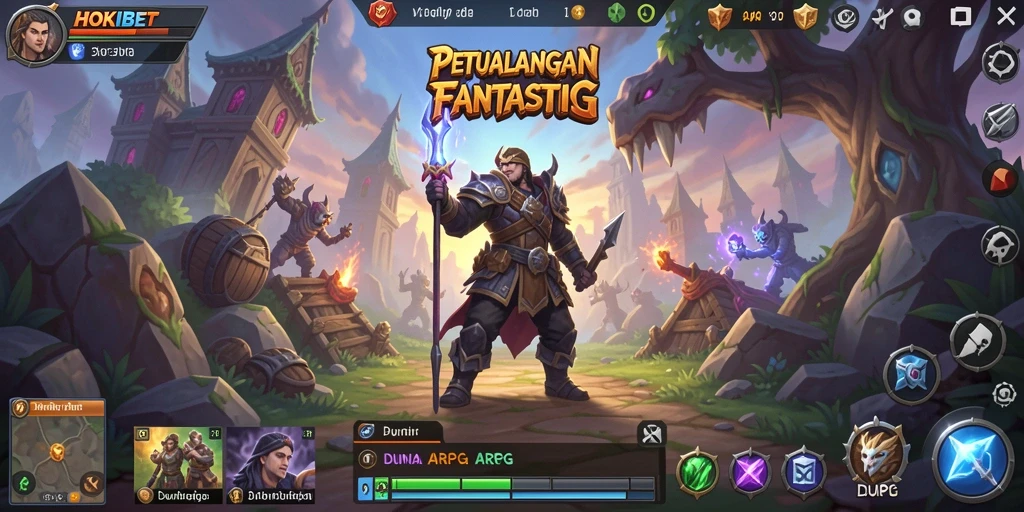 Tampilan menarik dari gameplay HOKIBET yang penuh aksi dan petualangan.