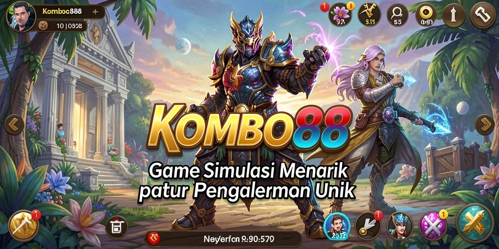 Tampilan gameplay <strong>KOMBO88</strong> dengan grafis yang menarik dan interaksi mendetail.