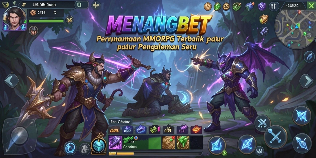 Gameplay seru MENANGBET di dunia fantasi.