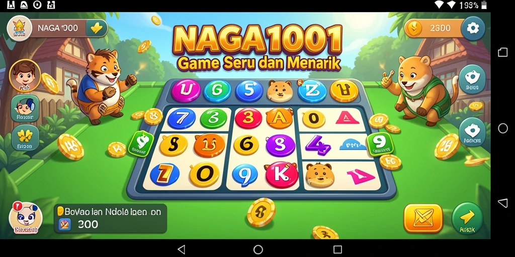 Tampilan gameplay seru dalam NAGA1001 Bingo.