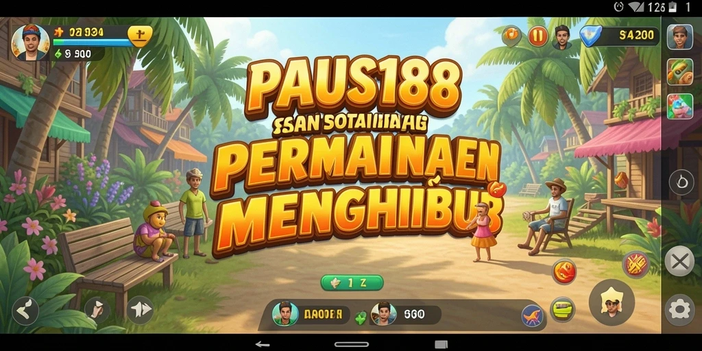 Tampilan gameplay menarik dari PAUS188, penuh warna dan tantangan.