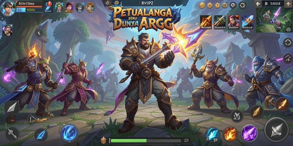 Tampilan gameplay ARPG yang menakjubkan dari RVIP2.