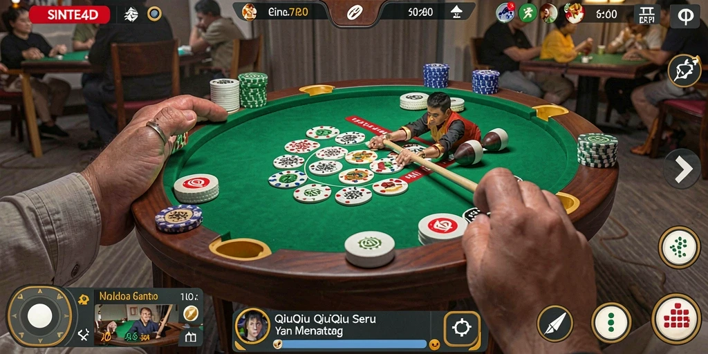 Screenshot gameplay SINTE4D yang seru dan mendebarkan.